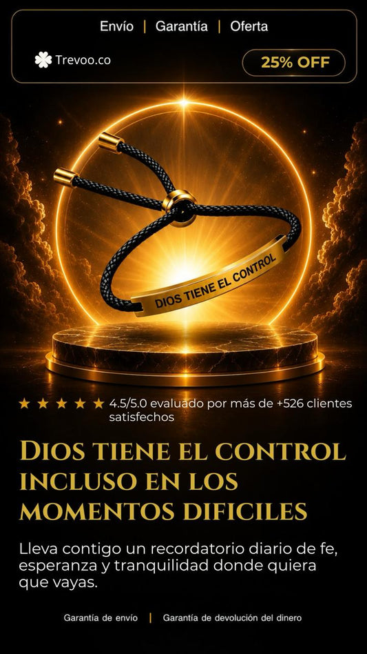 PULSERA DIOS TIENE EL CONTROL
