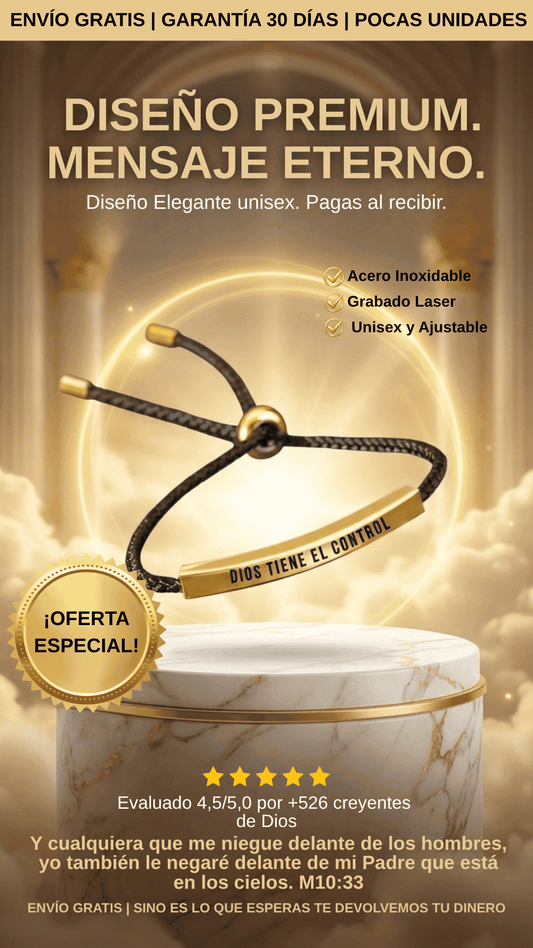 PULSERA DIOS TIENE EL CONTROL